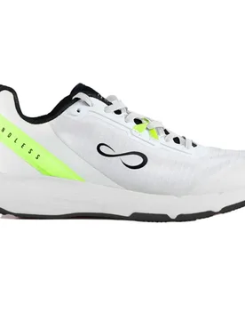 Infinity Pro Padel Shoes White Yellow UK 8 - Endless - FashionsVida