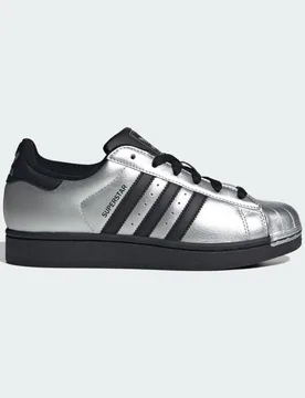 SCARPE SUPERSTAR II 38 2/3 Silver Metallic / Core Black / Core Black - Adidas - FashionsVida
