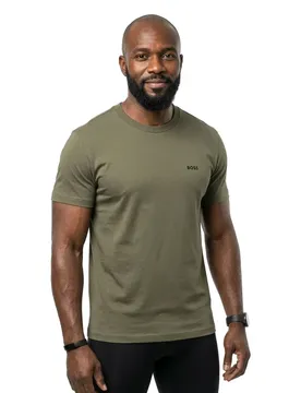 T-shirt à Manches Courtes 50506373 Green Dark Beige L