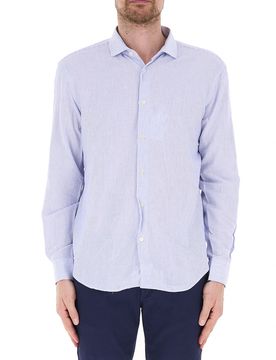 QB24 Camicia a righe BIANCO XL