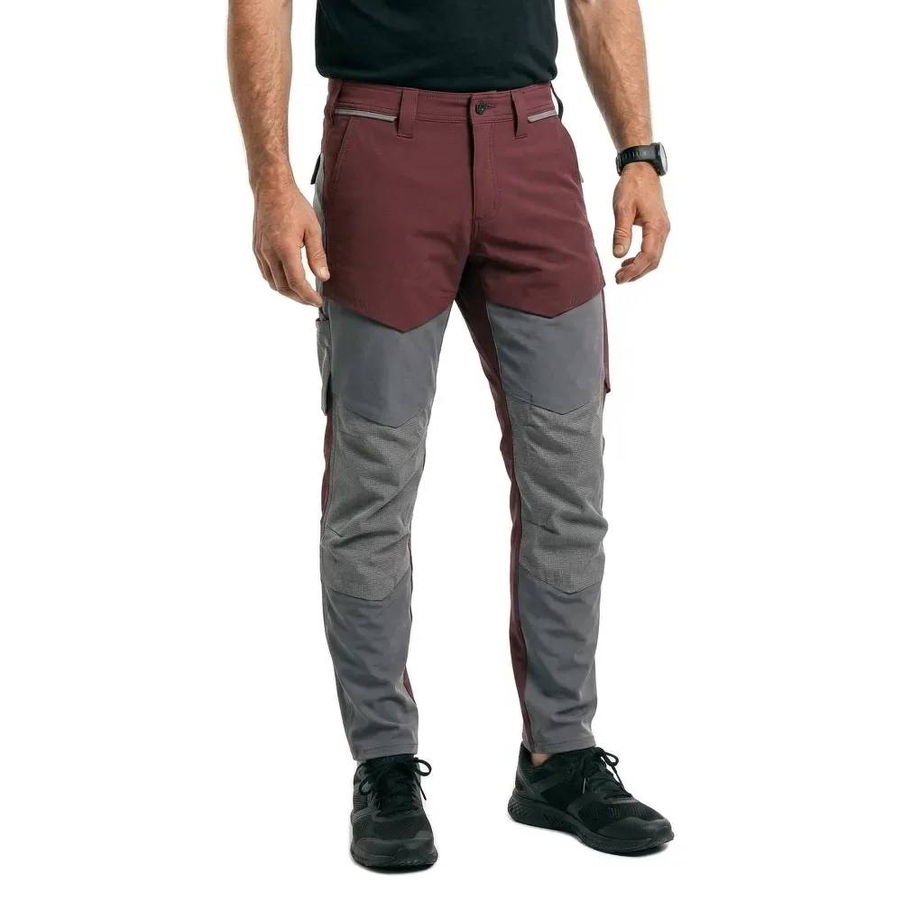 Pantalon De Travail Customized 22379 Bordeaux / Stone Grey 50 - MASCOT - FashionsVida
