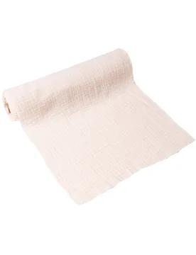 Tischläufer Musselin Creme 30 cm x 3 m - ARTYFETES - FashionsVida