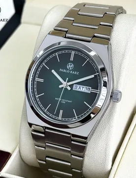 Reloj de pulsera de negocios para hombres Pablo Raez, marca genuina, encantador, accesorio de joyería de lujo de marca nueva AAA, correa de acero ino - Shein - FashionsVida