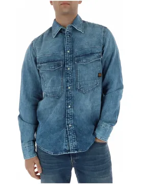 G-star Herren Hemd Blau 511989