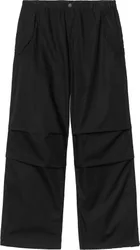 Pantalon toile à la coupe ample - Fletcher Pant Black Rinsed en Coton - Taille L - Noir