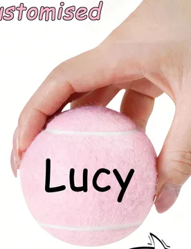 Piezas Pelotas de tenis personalizadas, personalizables con tu nombre, regalo de Navidad/cumpleaños, alta elasticidad, entrenamiento para principiant - Shein - FashionsVida