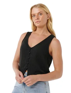 T-shirt Sans Manches Premium Surf Black S