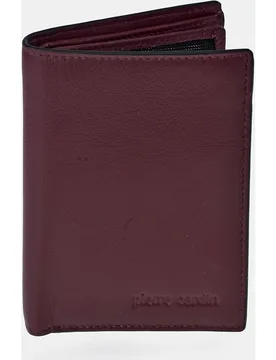Cartera en piel suave color negro para hombre - Pierre Cardin - FashionsVida