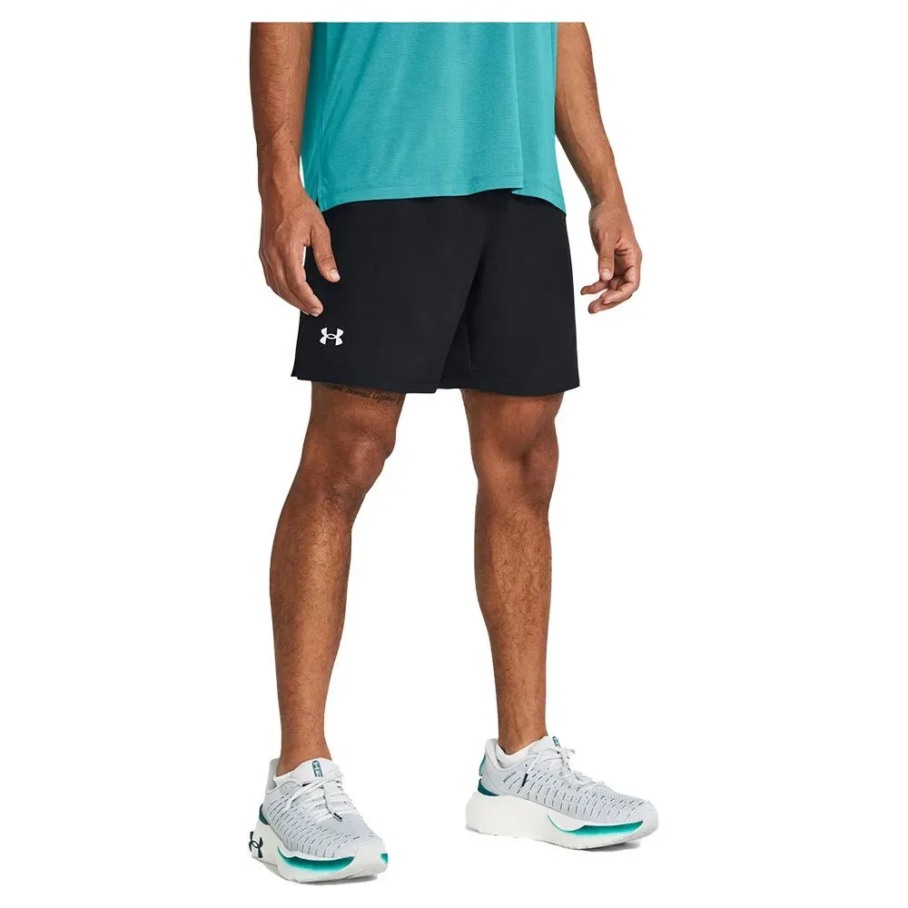 Launch 7in Unlined Shorts Black / Black / Reflective L Men - Under armour - FashionsVida