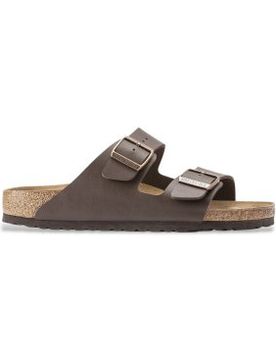 Para mujer. 51703 Sandalias de Piel Arizona Birko Flor (Ajuste Estrecho) (40), Plano, Ninguno, Casual
