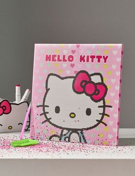 Set per diamond painting Hello Kitty - rosa