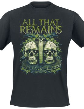 T-Shirt - Cobra Skull - S bis XXL - für Männer - Größe S - schwarz - Lizenziertes Merchandise! - Männer - male