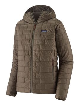 Nano Puff Hoodie M Marlow Brown