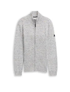 Chaqueta de felpa gris claro L - Tom tailor - FashionsVida