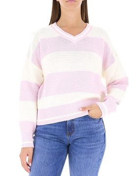 Maglione scollo a V ROSA CHIARO XS