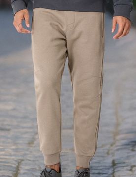 Pantaloni jogger in felpa - beige