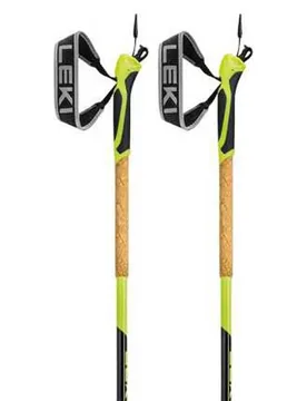 Bâtons Mezza Train Neonyellow / Black / White 140 cm Homme - Leki Alpino - FashionsVida