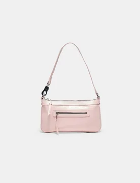 Schultertasche mit Karabiner Pastellrosa OS - Stradivarius - FashionsVida