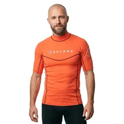 Rash Guard Manches Courtes Elastan Fina Orange XL