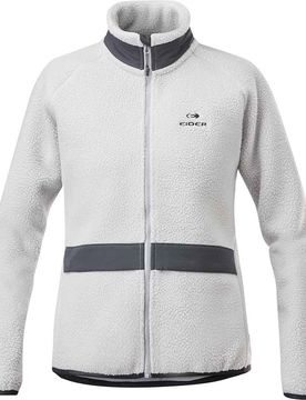 Fleecejacke mit Steppung – Damen / Frau – Rosael Sherpa Fleece W Rosael Sherpa Fleece Light Grey für Damen Größe XS Grau
