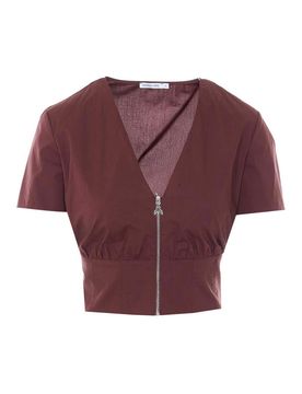 Patrizia Pepe Camicia marrone legno
