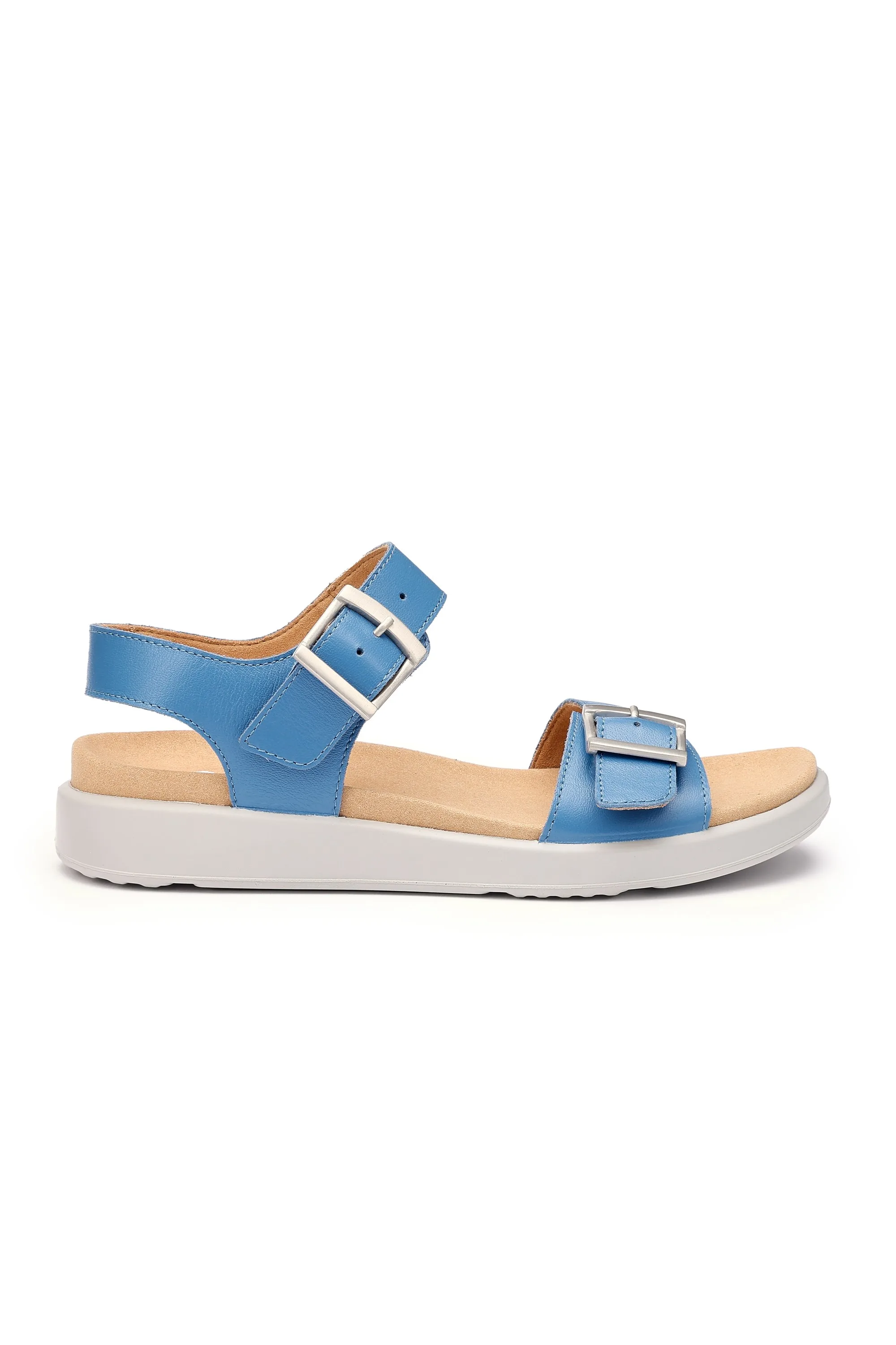Corfu Women's Regular Fit Leather Sandal - - Size: 4.5 - Hotter - FashionsVida