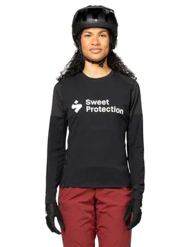 Protection Maglia Da Enduro A Maniche Lunghe Hunter Merino Hybrid Black - Sweet - FashionsVida