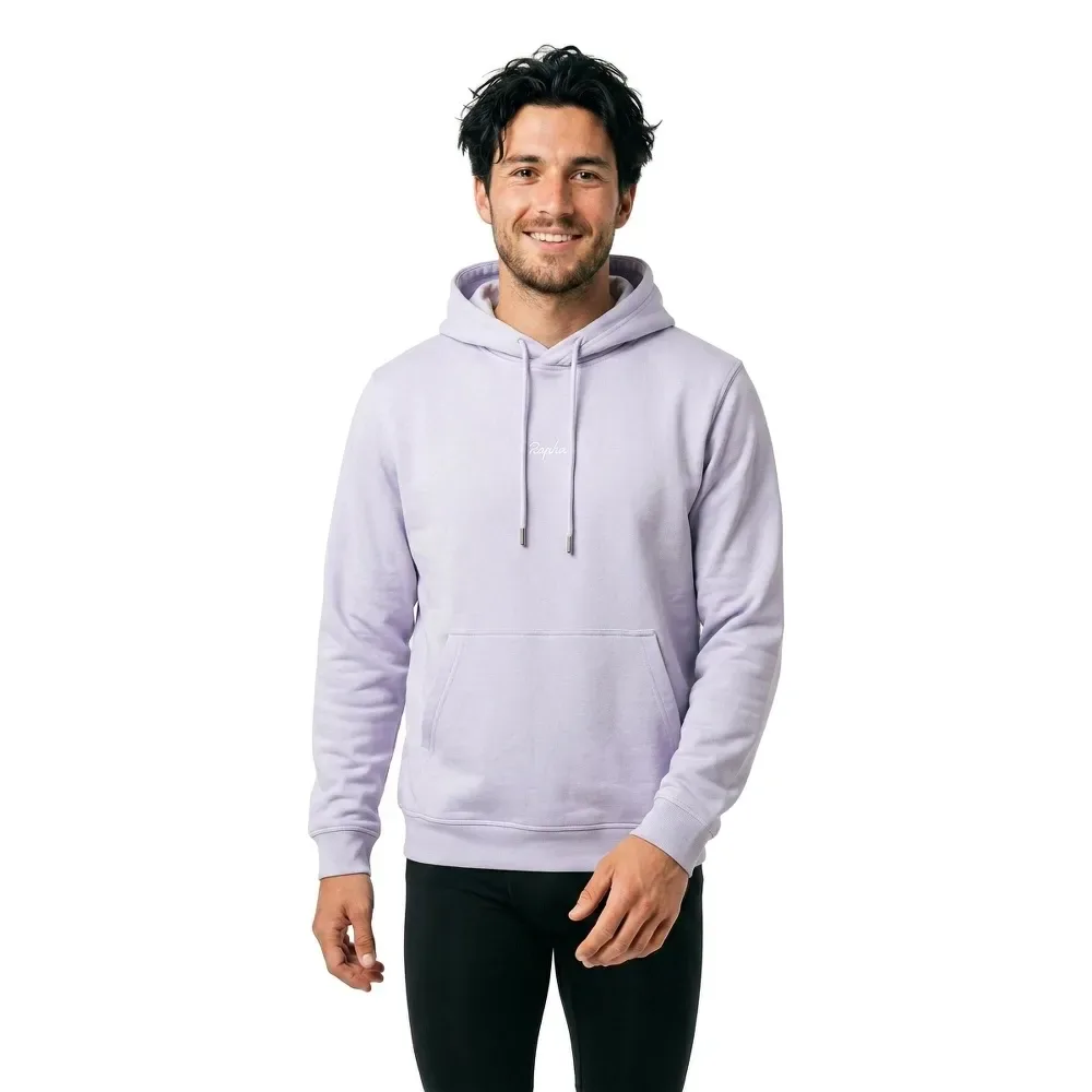 Felpa Con Cappuccio Cotton Thistle / White Alyssum - Rapha - FashionsVida
