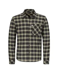 Camisa de franela para hombre Kleion negro 52