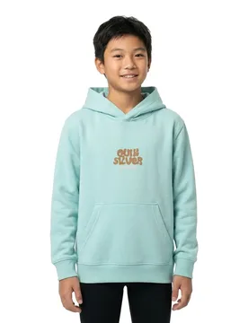 Felpa Con Cappuccio Graphic Blue Haze 24 Mesi - Quiksilver - FashionsVida