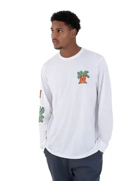 Maglietta A Maniche Lunghe Oz White XS