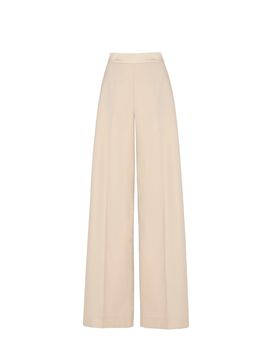 Pantaloni donna d.exterior - m-enver satin pant palazzo - bianco