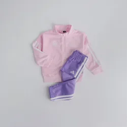 Manchester United x Infant Essentials CLIMACOOL Tracksuit Pink/Purple 0-3M