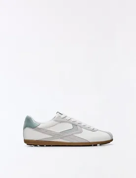 Baskets Rétro Semelle Fine 35 Blanc - Bershka - FashionsVida