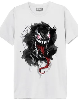 Marvel T-Shirt - Venom Explodes - S bis XXL - für Männer - Größe M - weiß - Lizenzierter Fanartikel - Männer - male - Spider-Man - FashionsVida
