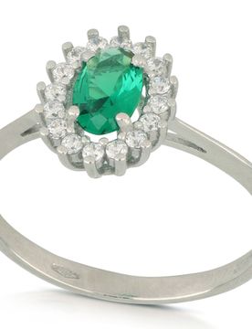 Anello Donna Oro Bianco GL101820