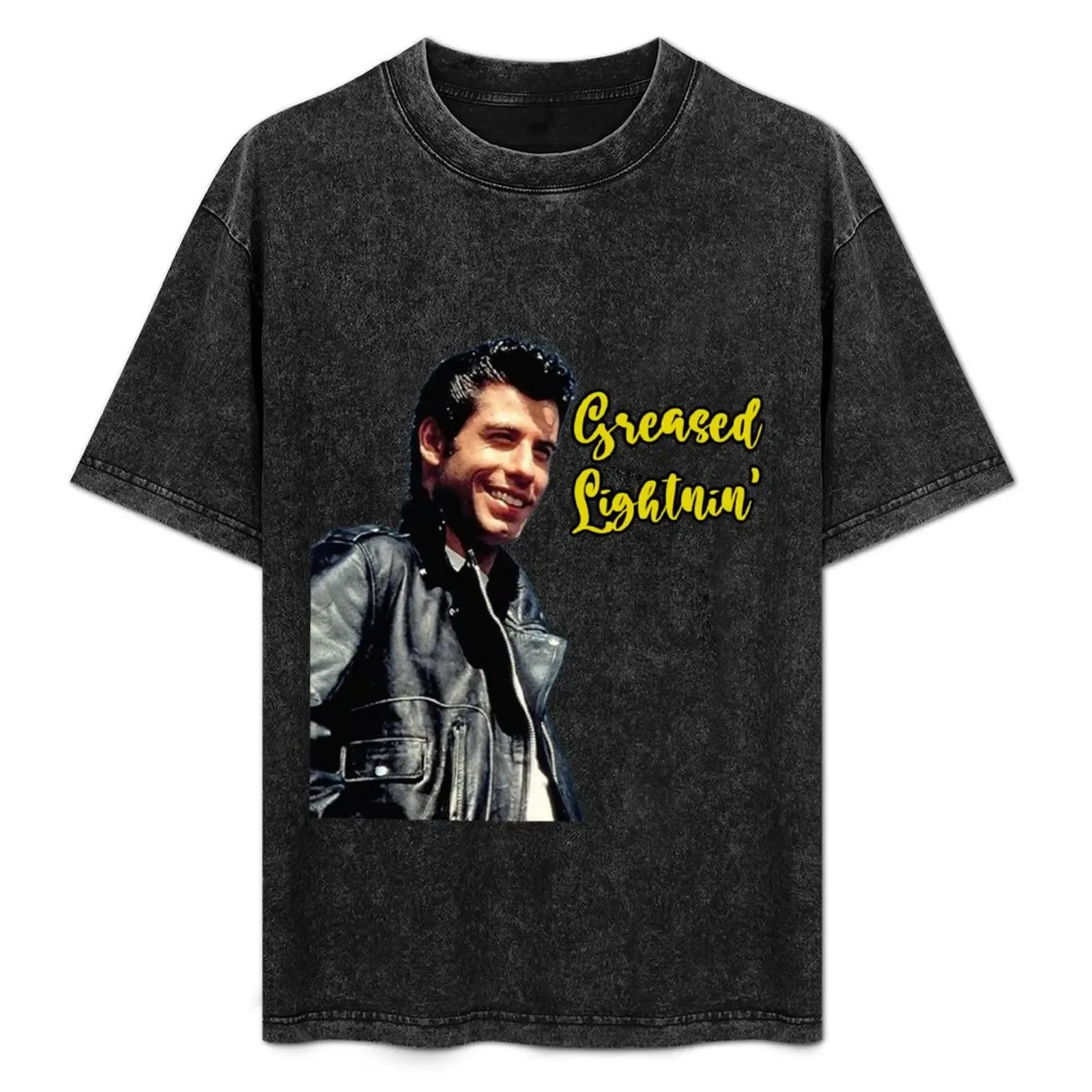 Grease summer T-Shirt Plus Size Solid Color T-Shirt - Aliexpress - FashionsVida