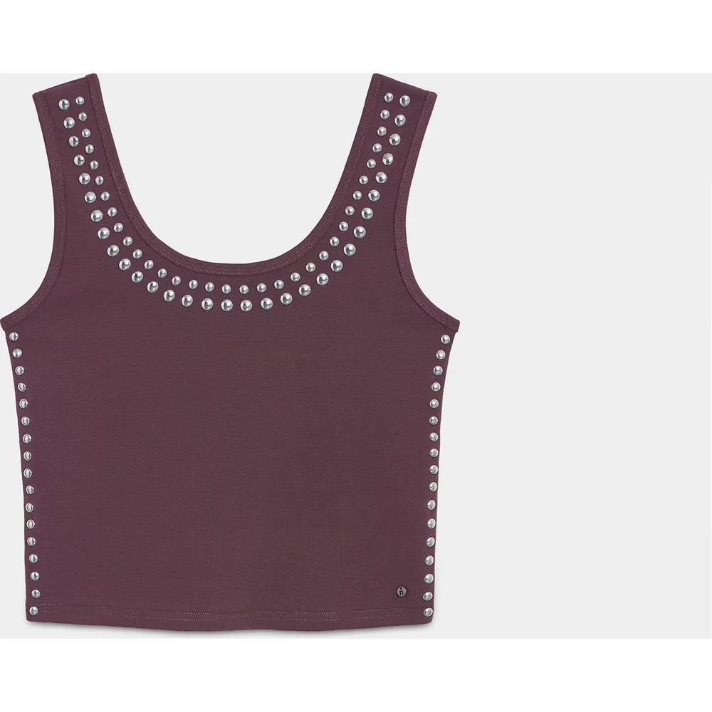 Top de mujer de tirantes con tachas - Noon - FashionsVida