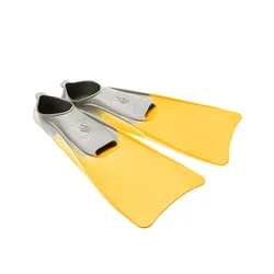 Pool Colour Long Swimming Fins Yellow EU 30-33 unisex