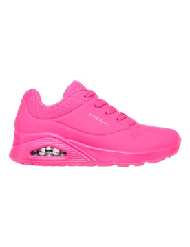 Sneakers hot pink con memory foam Uno Night Shades 39 - Skechers - FashionsVida