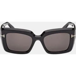 Gafa de sol de mujer rectangular en acetato
