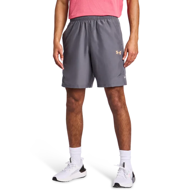 Utility Uomo - Pantaloncini Grigio - Taglia M - Poly Woven M - Under armour - FashionsVida
