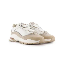 White Tan Eiger Sneaker - Male - White - UK 11