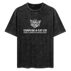 Confuse A Cat - Monty Python - White T-Shirt Street Art Print Tee Shirt