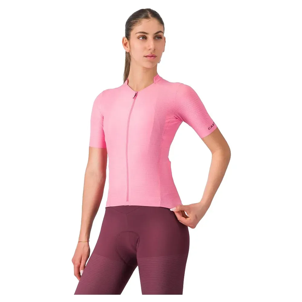 Maglia A Maniche Corte Premio Evo Pink Giro - Castelli - FashionsVida