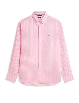 Camisa de lino rosa S - Tommy hilfiger - FashionsVida