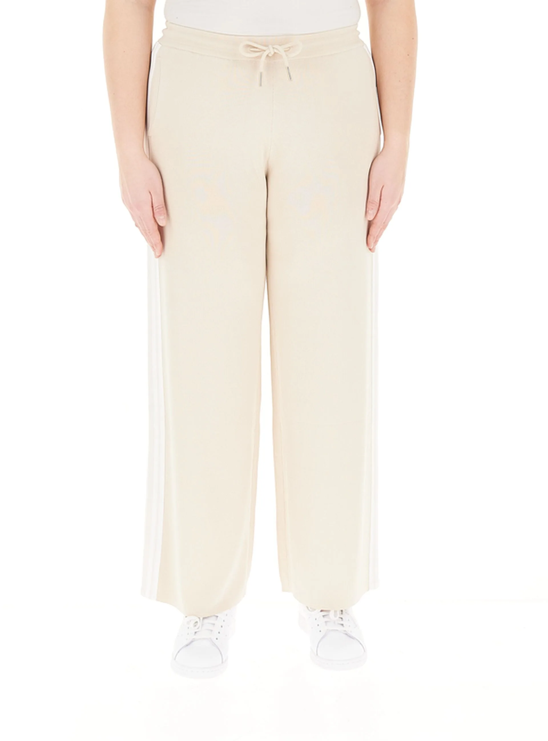 Pantalone wide leg BEIGE M - ELENA MIRO' - FashionsVida