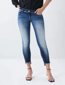 Jeans Push Up Wonder Cropped Premium Blue 38 - Salsa Jeans - FashionsVida