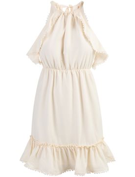 Faina Vestido de gala crema