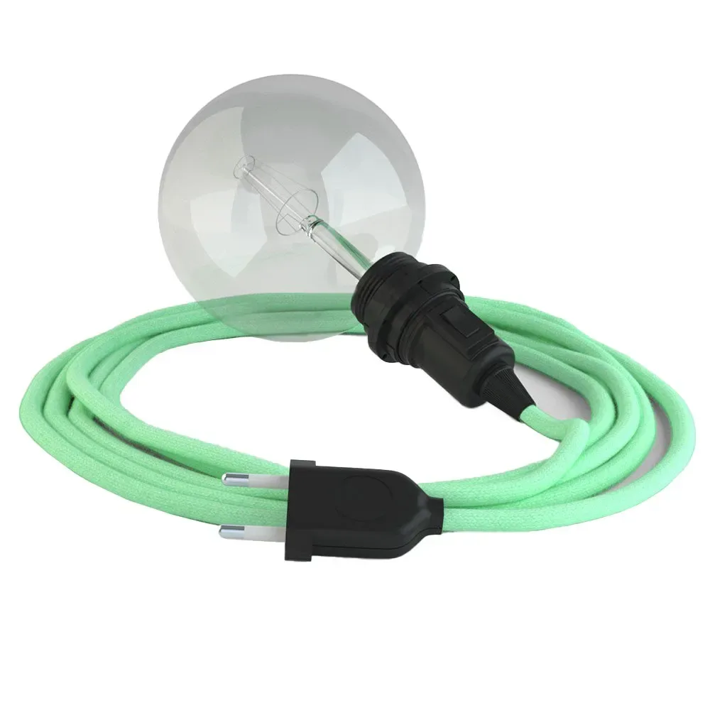 Cables Lampe Suspendue Pour Abat-jour Rc34 5 M Milk / Mint / Black One Size - Creative - FashionsVida